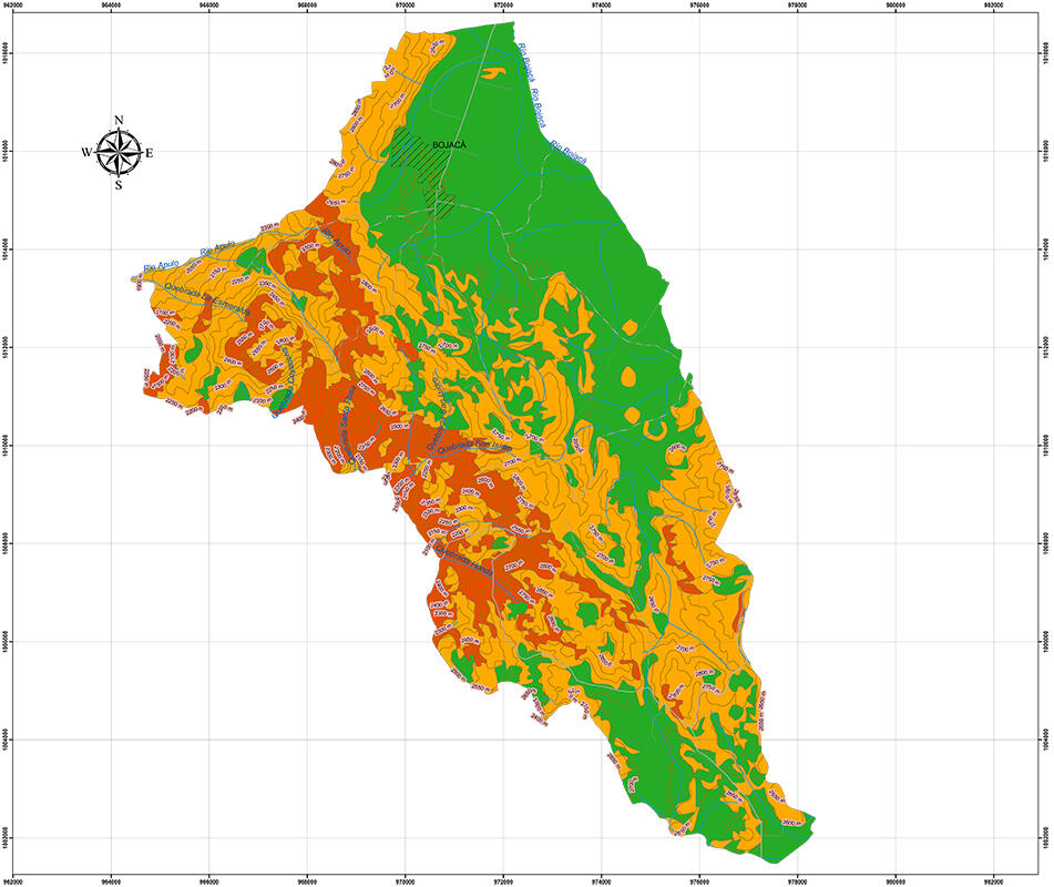 Mapa de amenazas naturales bojaca